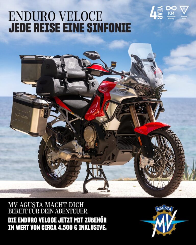 Read more about the article Bereit für deine große Reise – Spare jetzt bis zu 4.500€ beim Kauf einer Enduro Veloce